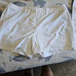 PGA Tour Women's Classic White Athletic Shorts